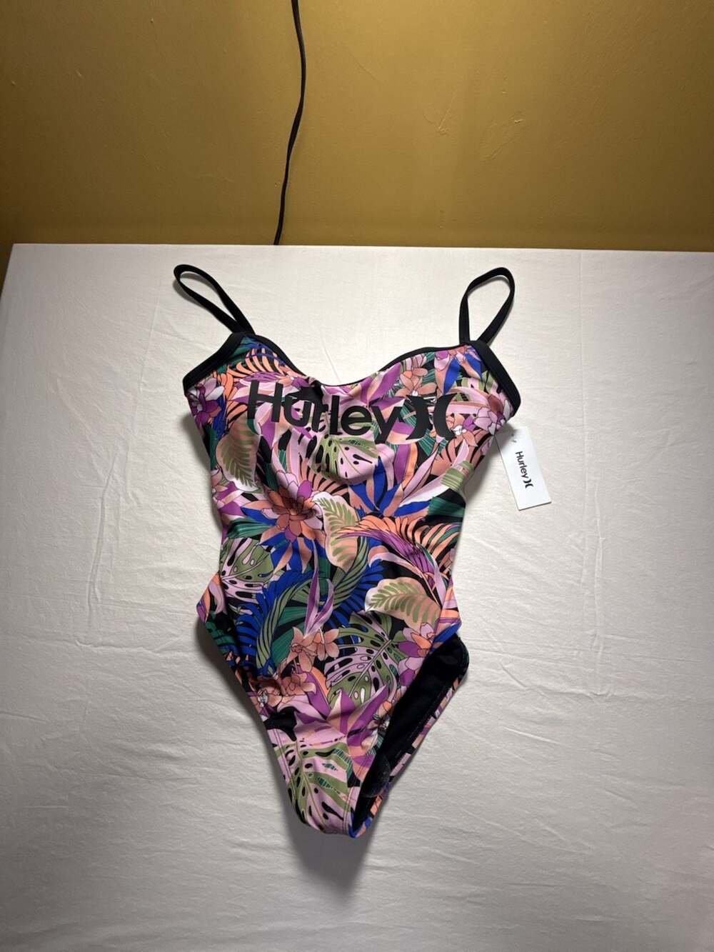 Hurley One Piece Swimsuit Size 1X Multicolor Tropical Floral